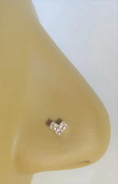 Heart 2025 nose studs