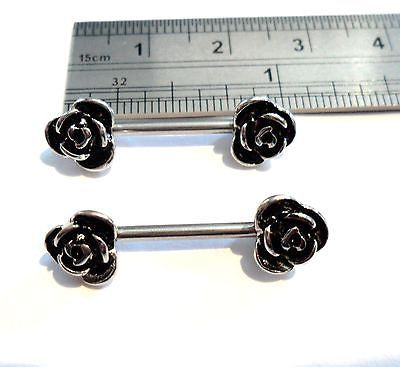 Nipple barbells 14 online gauge