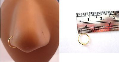 Titanium nose hot sale ring 22g