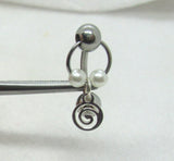 14G Swirl VCH Jewelry Clit Hood Ring