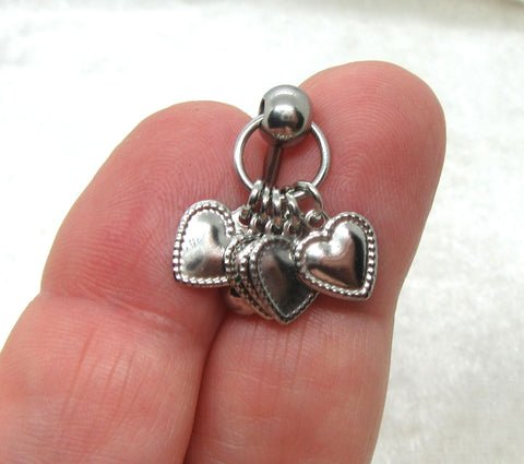 14G Hearts VCH Jewelry Clit Hood Ring
