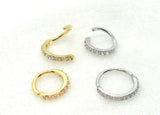 16G Silver Gold Snake Bites Labret Lip Ring Bottom Side Lip Ring Horseshoe 16 Gauge Lip Studs Lip Rings Lip Jewelry 8mm 10mm Diameter - I Love My Piercings!
