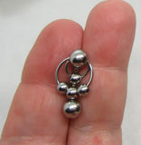 14G Beaded VCH Jewelry Clit Hood Ring