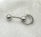 14G Beaded VCH Jewelry Clit Hood Ring