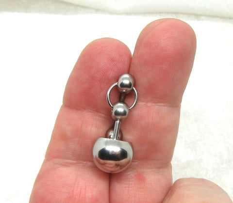 Big Pressure Ball 14G Surgical Steel VCH Piercing Barbell – Clit Hood Jewelry - I Love My Piercings!
