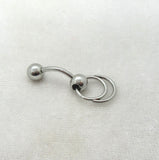 14G Double Hoop VCH Jewelry Clit Hood Ring