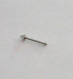 20G Silver Blue Black Gold Nose Tiny Small Spike Nose Studs Bones Rings Nose Jewelry in 20 Gauge - I Love My Piercings!