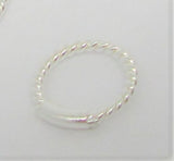 18G Nose Ring Hoop Sterling Silver Nose Jewelry 18 Gauge Gage Nose Hoop 6mm 8mm Diameter - I Love My Piercings!