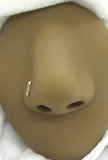 22G Nose Stud L Shape Bent Post Nose Ring Pin 22 gauge 22G Nose Jewelry Silver Nose Stud - I Love My Piercings!