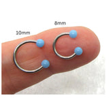 16G Pink Snake Bites Labret Lip Rings Bottom Side Lip Rings Horseshoes 8mm 10mm Lip Studs Lip Rings Lip Jewelry White Black Blue - I Love My Piercings!