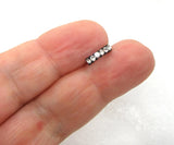 20G Black Nose Jewelry Nose Ring Hoop 20g 20 gauge Gem Nose Ring Nose Hoop 8mm Diameter Nostril Nose Stud