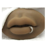 16G Snake Bites Labret Lip Ring Bottom Side Lip Ring Horseshoe 16 Gauge Lip Studs Lip Rings Lip Jewelry 8mm Diameter - I Love My Piercings!