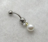 14G Pearl VCH Jewelry Clit Hood Ring