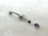 14G Purple VCH Jewelry Clit Hood Ring
