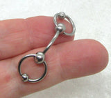 14G Frenum Ladder Guiche Hafada PA Slave Barbell Male VCH Genital Nipple Piercing - I Love My Piercings!