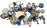 100 Pair Wholesale Lot Lobe Plugs Tunnels from 8g to 1 inch Excellent Reseller - I Love My Piercings!