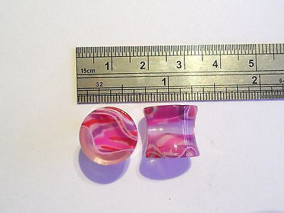 Pair COLORFUL Double Flare Ear Lobe Plugs 1/2 inch " - I Love My Piercings!