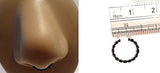Enamel Coated Fake Faux Twisted Nose Septum Hoop Looks 16 gauge Pick Color - I Love My Piercings!