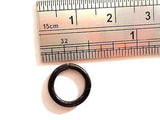 Black Titanium Easy to Use Segment Septum Hoop Ring 14 gauge 14g 8mm - I Love My Piercings!