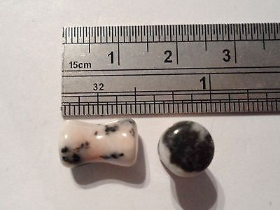 New Pair Stone Organic RHODONITE Ear Plugs 2 gauge - I Love My Piercings!