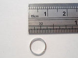 Sterling Silver Seamless Small Nose Hoop Ring Stud 20 gauge 20g 7mm diameter - I Love My Piercings!