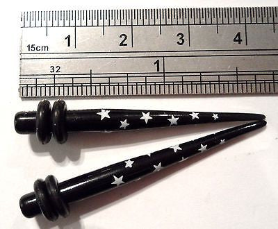 STAR Ear Stretchers Expanders Plugs Tapers 6 gauge 6g - I Love My Piercings!