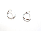 Pair Sterling Silver Cartilage Seamless Hoop Ring Bar 18 gauge 18g 7 mm diameter - I Love My Piercings!