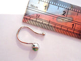 Surgical Steel Fake Faux Green Opal Style Nose Hoop Clip Cuff Looks 18 gauge - I Love My Piercings!