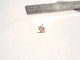 Sterling Silver Fleur-De-Lis Lys Nose Bone Ball End Stud Jewelry 22 gauge 22g - I Love My Piercings!