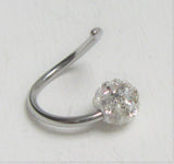 Surgical Steel Clear Crystal Inner Outer Labia VCH Jewelry Vertical Horizontal Clitoral Hood Hoop - I Love My Piercings!