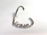 Surgical Steel Love Heart Cartilage Hoop Ring Seamless 16 gauge 16g 10 mm Diameter - I Love My Piercings!