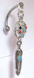 Surgical Steel Barbell Beaded Dream Catcher VCH Clitoral Clit Hood 14 gauge - I Love My Piercings!