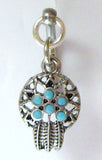 Surgical Steel Barbell Turquoise Beaded Catcher VCH Clitoral Clit Hood 14 gauge - I Love My Piercings!