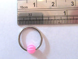 Striped Bead Hoop Choose Gauge Color Diameter - I Love My Piercings!