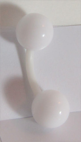 White Big Balls Bioplast Surgical Plastic Flexible VCH Clit Metal Sensitive Hood