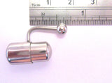 Stainless Surgical Steel Vibrating VCH Bar Clit Hood Piercing Jewelry 14 gauge - I Love My Piercings!