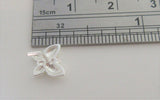 Sterling Silver Butterfly Nose Bent L Shape Stud Pin Post 20 gauge 20g - I Love My Piercings!