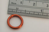 Copper Tone Titanium Seamless Belly Hoop Ring 14 gauge 14g