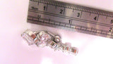 Surgical Steel Clear Crystal Loaded Dangle VCH Clitoral Clit Hood Ring 14 gauge - I Love My Piercings!