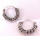 Sterling Silver Small Celtic Knot Hoop Earrings - I Love My Piercings!