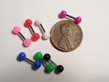 7 Piece Cartilage Helix Tragus Ear Studs Posts Barbells Balls 16 gauge 16g - I Love My Piercings!