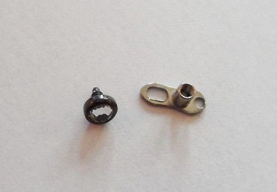 Micro Dermal Titanium Grade 23 Anchor Base Foot Black 3mm Crystal 14 gauge 14g - I Love My Piercings!