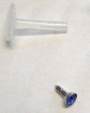 11 PTFE Flexible Bioplast Monroe Tragus Labret Cartilage Studs Barbells 16g 10mm - I Love My Piercings!