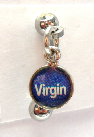 Virgin Dangle Gem Dangle Barbell VCH Jewelry Clit Clitoral Hood Ring 16 gauge 16g - I Love My Piercings!