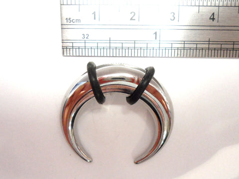 Surgical Steel Tapered for Stretching Septum Nose Jewelry 0 gauge 0g 20 mm - I Love My Piercings!