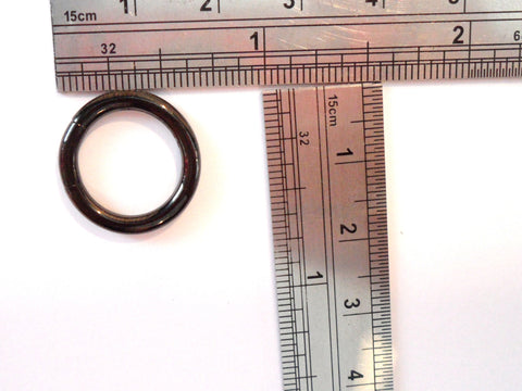 Black Titanium Plated Segment No Ball Hoop Ring Jewelry 10 gauge 10g 12mm - I Love My Piercings!