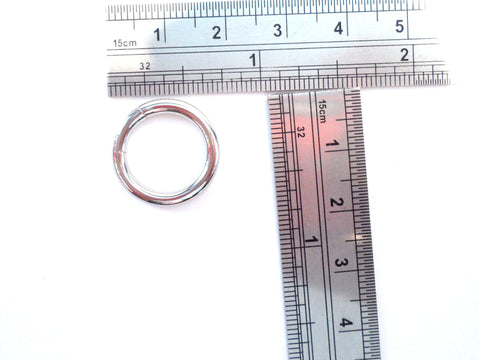Surgical Steel Segment No Ball Hoop Ring Jewelry 10 gauge 10g 12mm Diameter - I Love My Piercings!