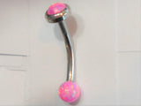 Surgical Steel Pink Opal VCH Clit Clitoral Hood Piercing Jewelry 14 gauge - I Love My Piercings!