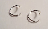 Sterling Silver Tragus Daith Rook Seamless Hoop Hoops 20 gauge 20g 7mm diameter - I Love My Piercings!
