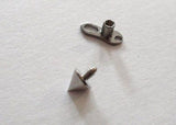 Grade 23 Titanium Micro Dermal Anchor Base Foot 3mm Spike Top  14 gauge 14g - I Love My Piercings!